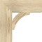 Ekena Millwork Thorton Block Rough Sawn Bracket, Douglas Fir, 4"W x 14"D x 14"H BKT04X14X14THR05RDF - alternate 3